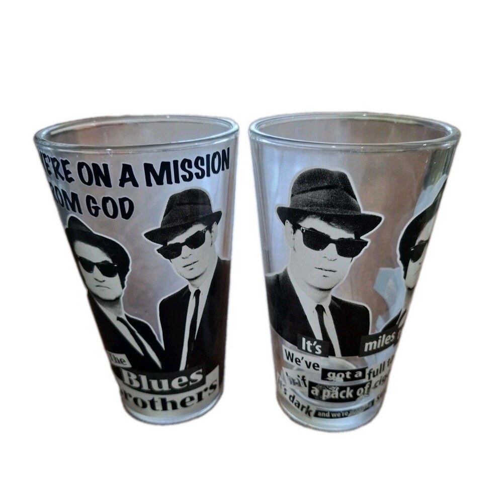 The Blues Brothers 16 oz. Pint Glass Set Of 2